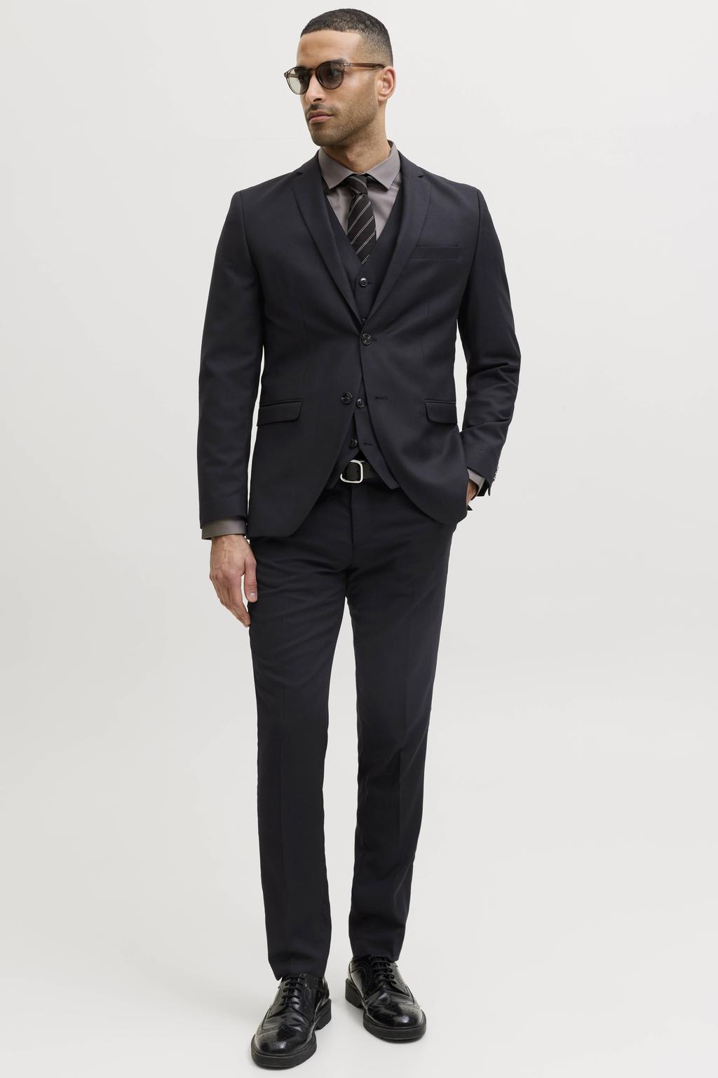 JACK & JONES PREMIUM super slim pantalon zwart