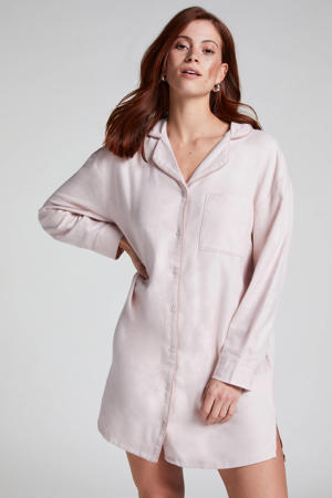flanellen nachthemd roze