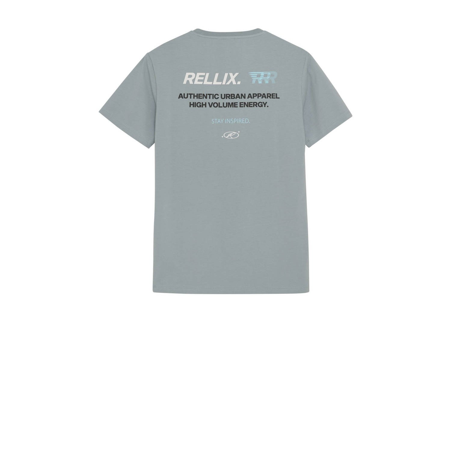 Rellix T-shirt grijsgroen