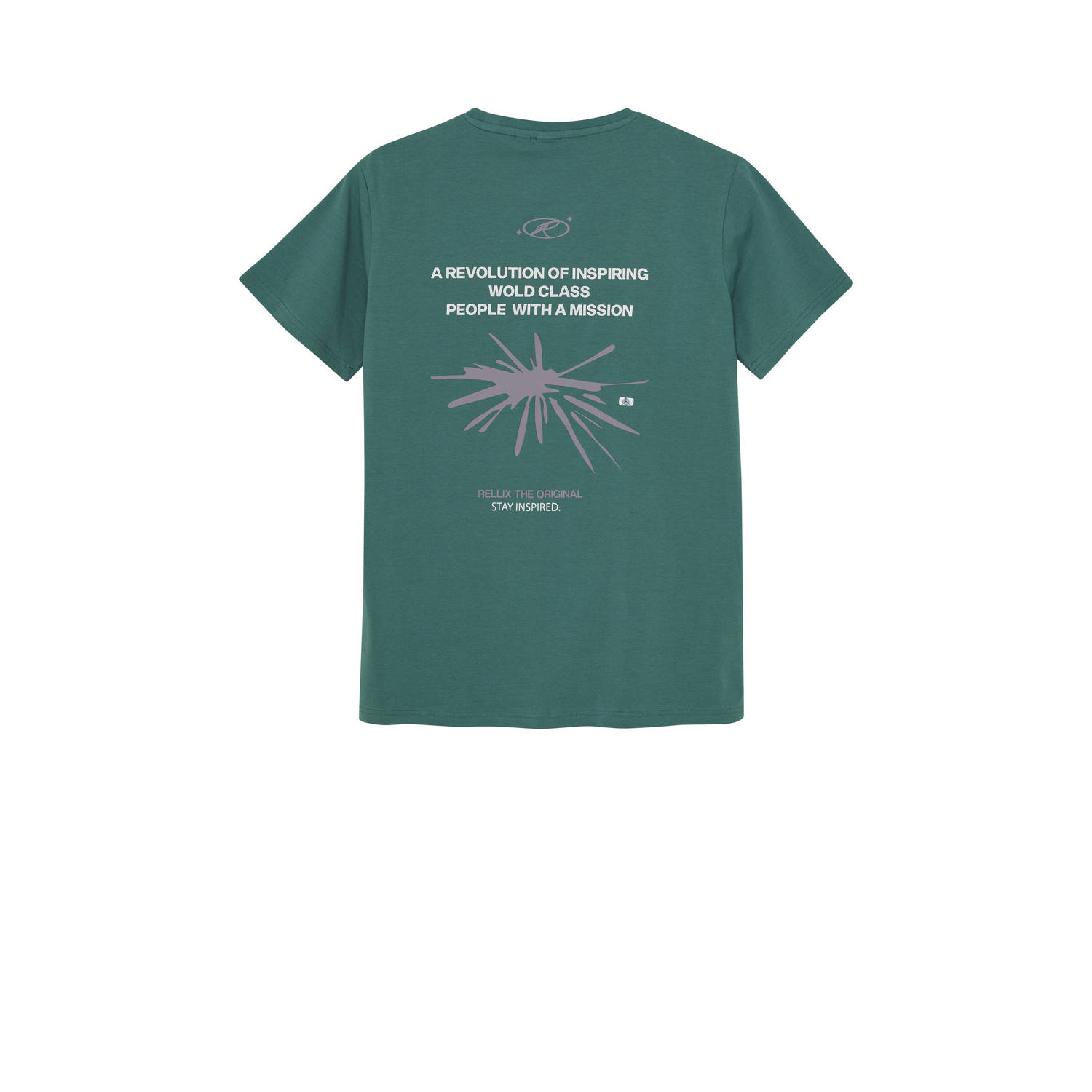 Rellix T-shirt donkergroen