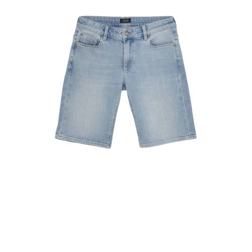Rellix straight denim short light blue denim afbeelding