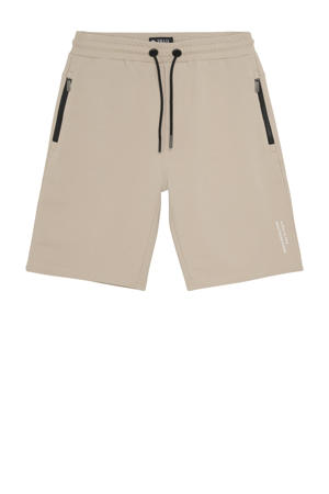 slim sweatshort beige