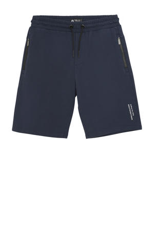 slim sweatshort donkerblauw