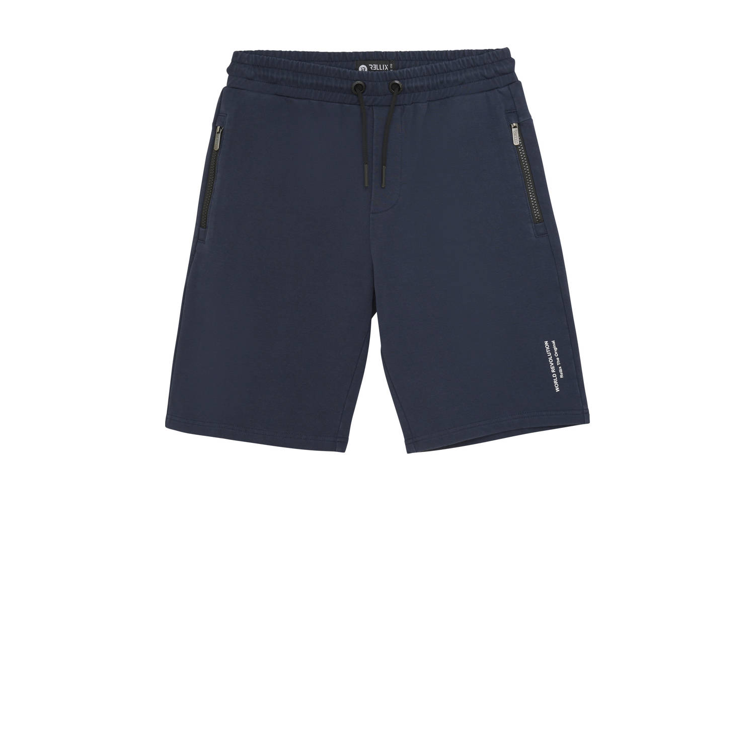 Rellix slim sweatshort donkerblauw