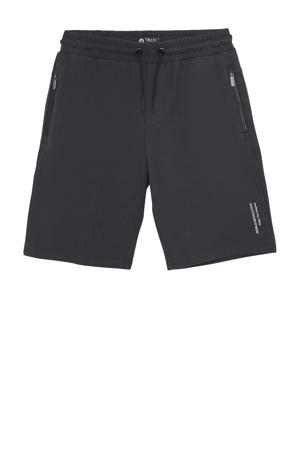slim sweatshort zwart