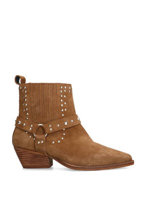 suède cowboylaarzen cognac