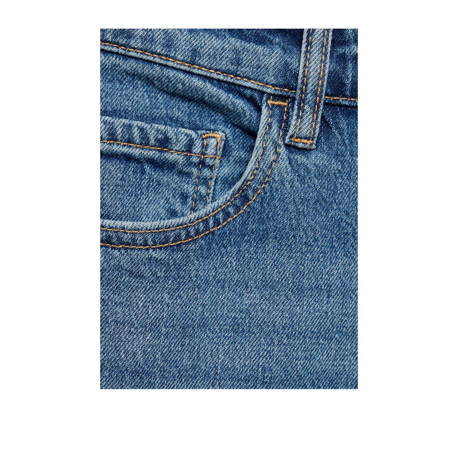 Mango regular waist medium blue denim