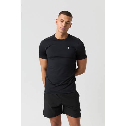 Björn Borg sportshirt Ace Mesh Panel zwart afbeelding