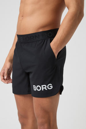   sportshort Borg zwart