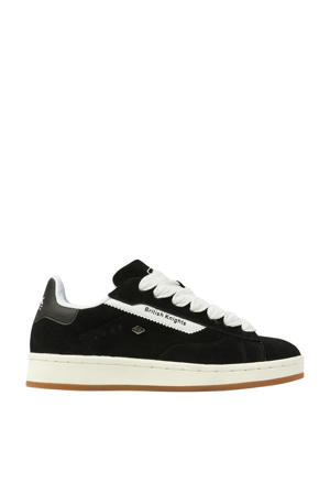 Ezo  suède sneakers zwart