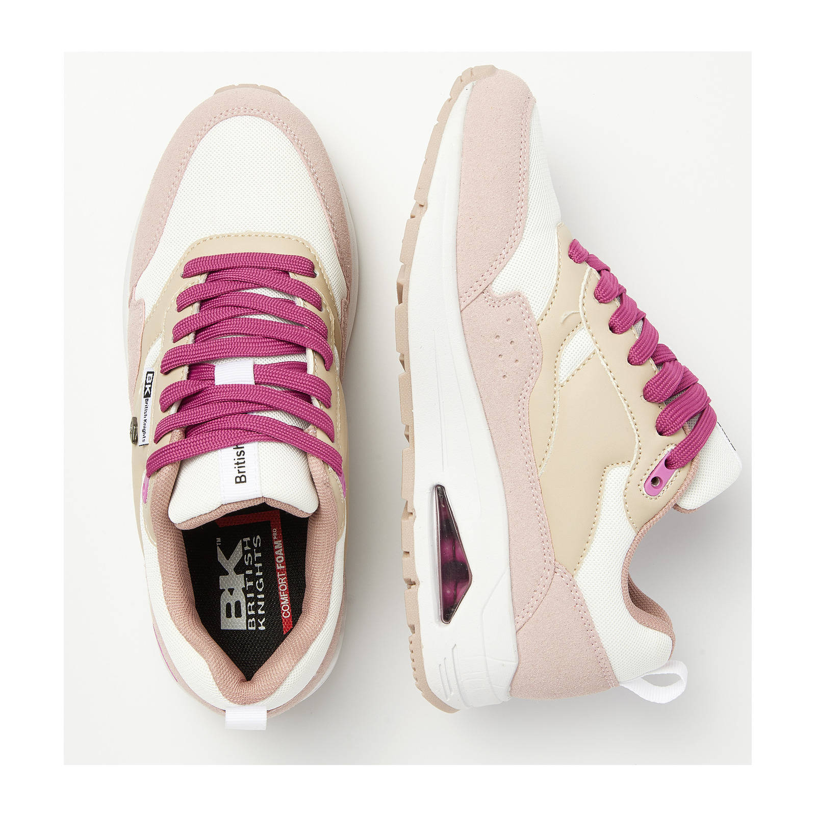 British Knights Lennox sneakers lichtroze | wehkamp
