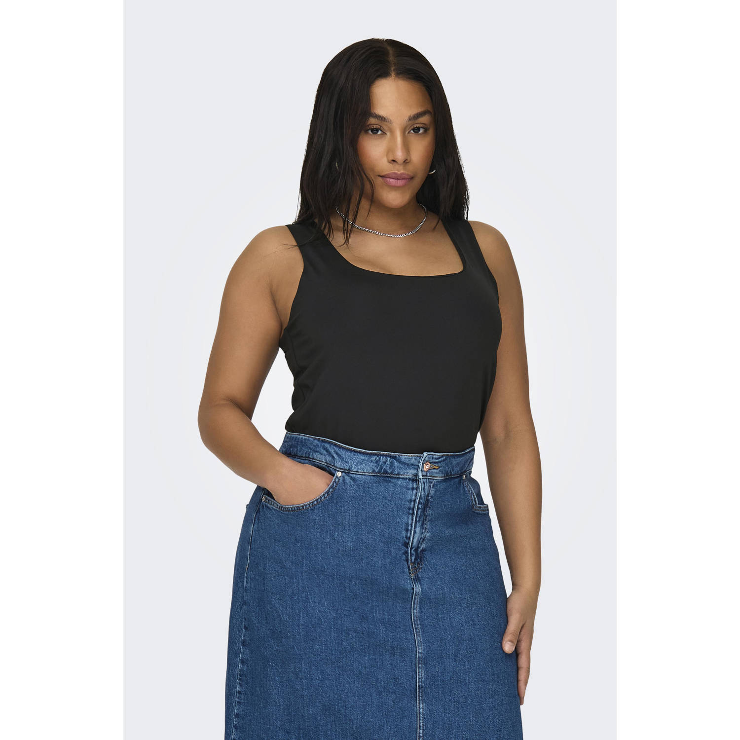ONLY CARMAKOMA top zwart