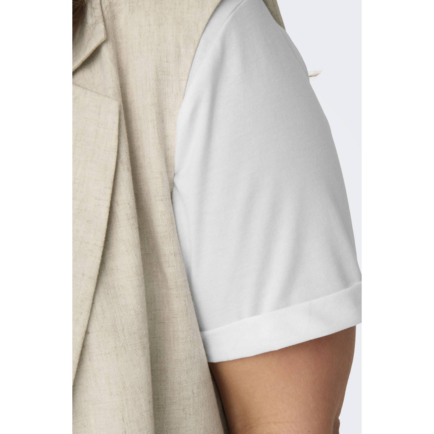 ONLY CARMAKOMA T-shirt wit