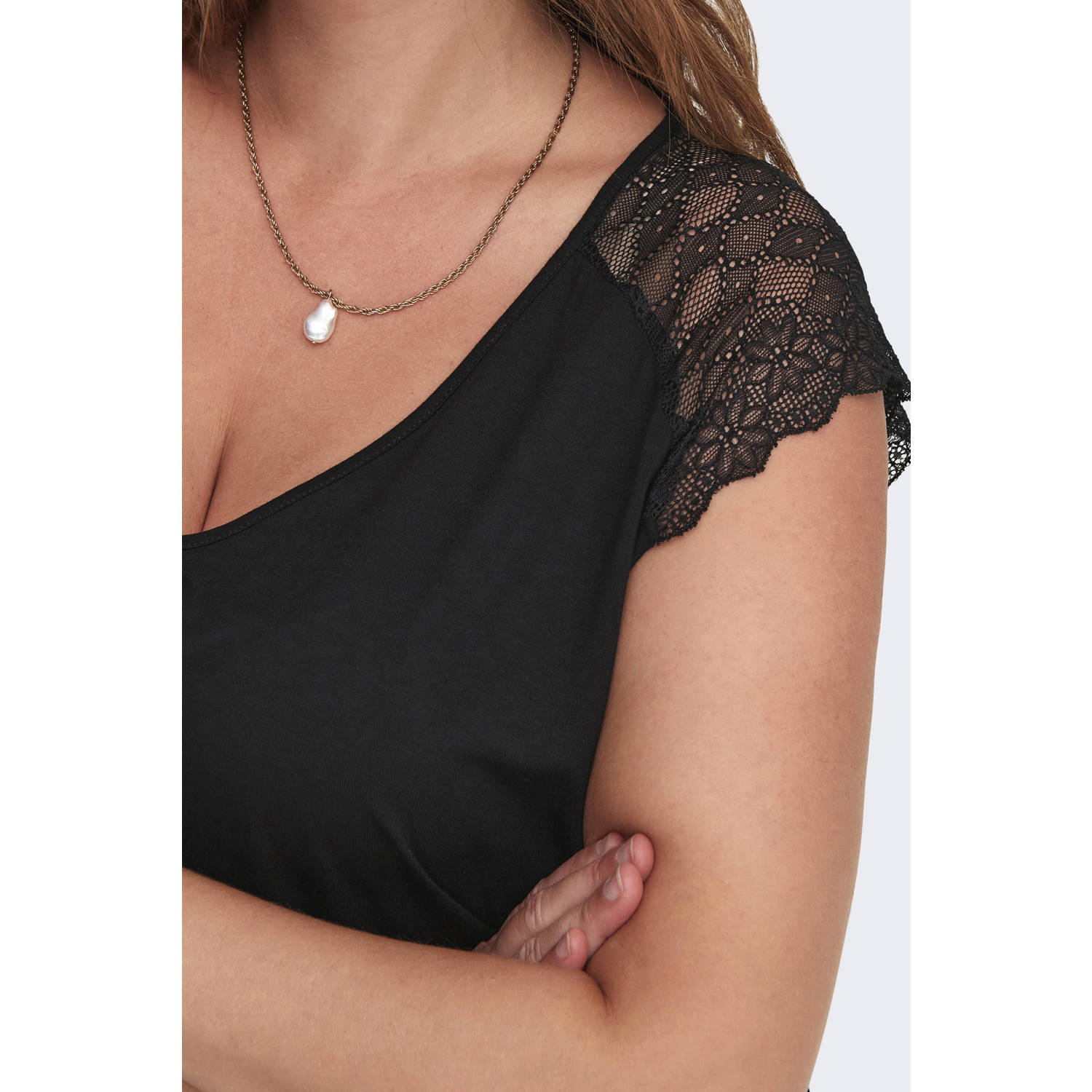 ONLY CARMAKOMA top zwart