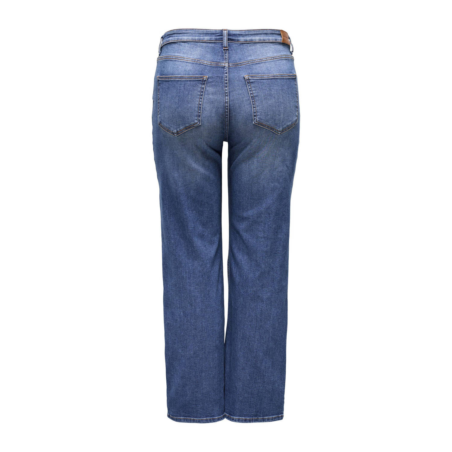 ONLY CARMAKOMA high waist wide leg jeans medium blue denim