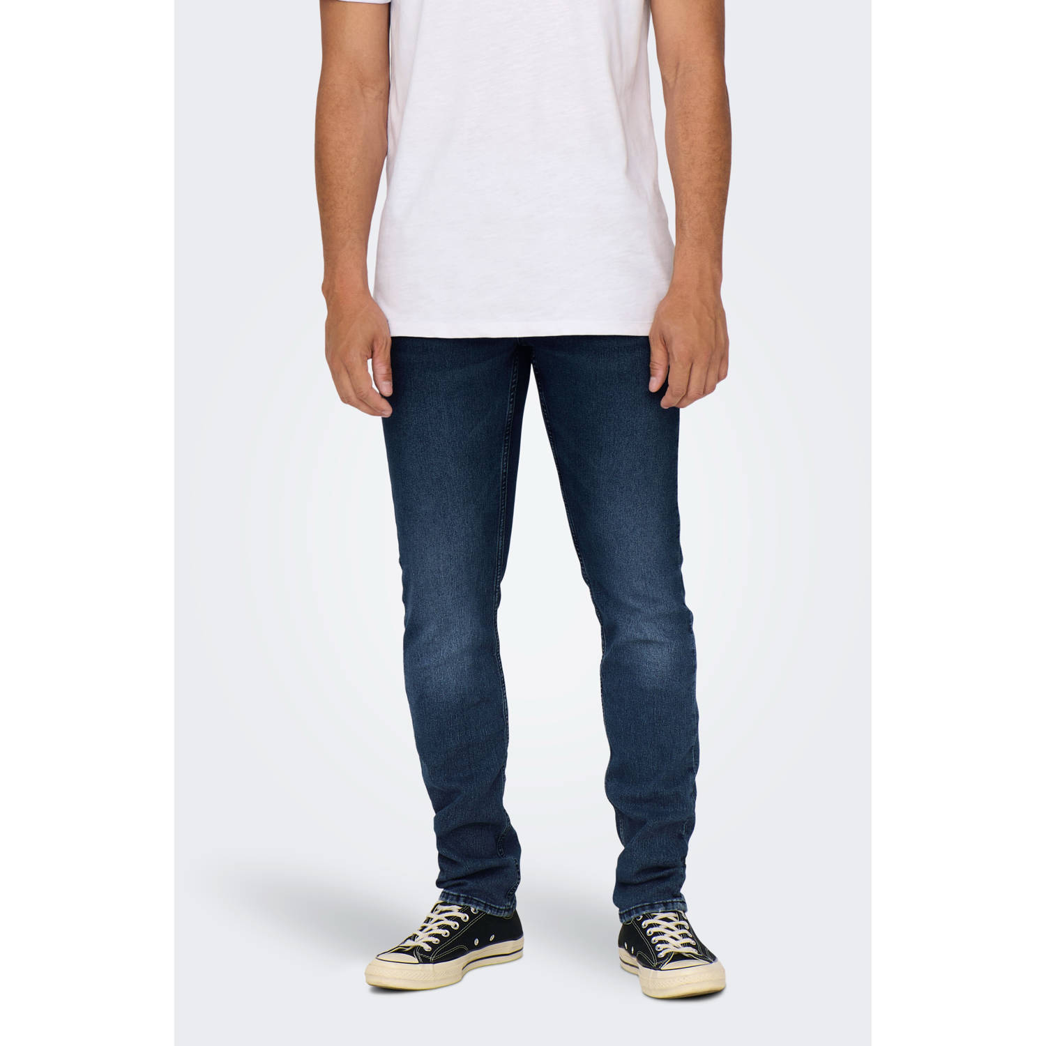 ONLY & SONS regular fit jeans ONSWEFT dark blue denim