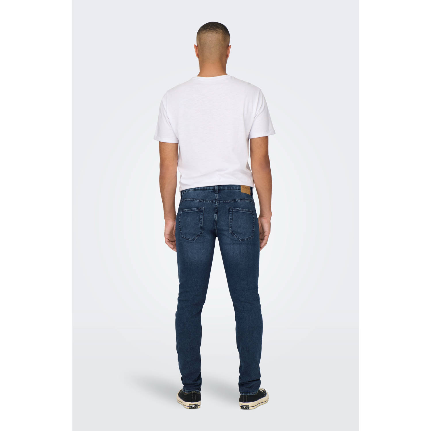 ONLY & SONS regular fit jeans ONSWEFT dark blue denim