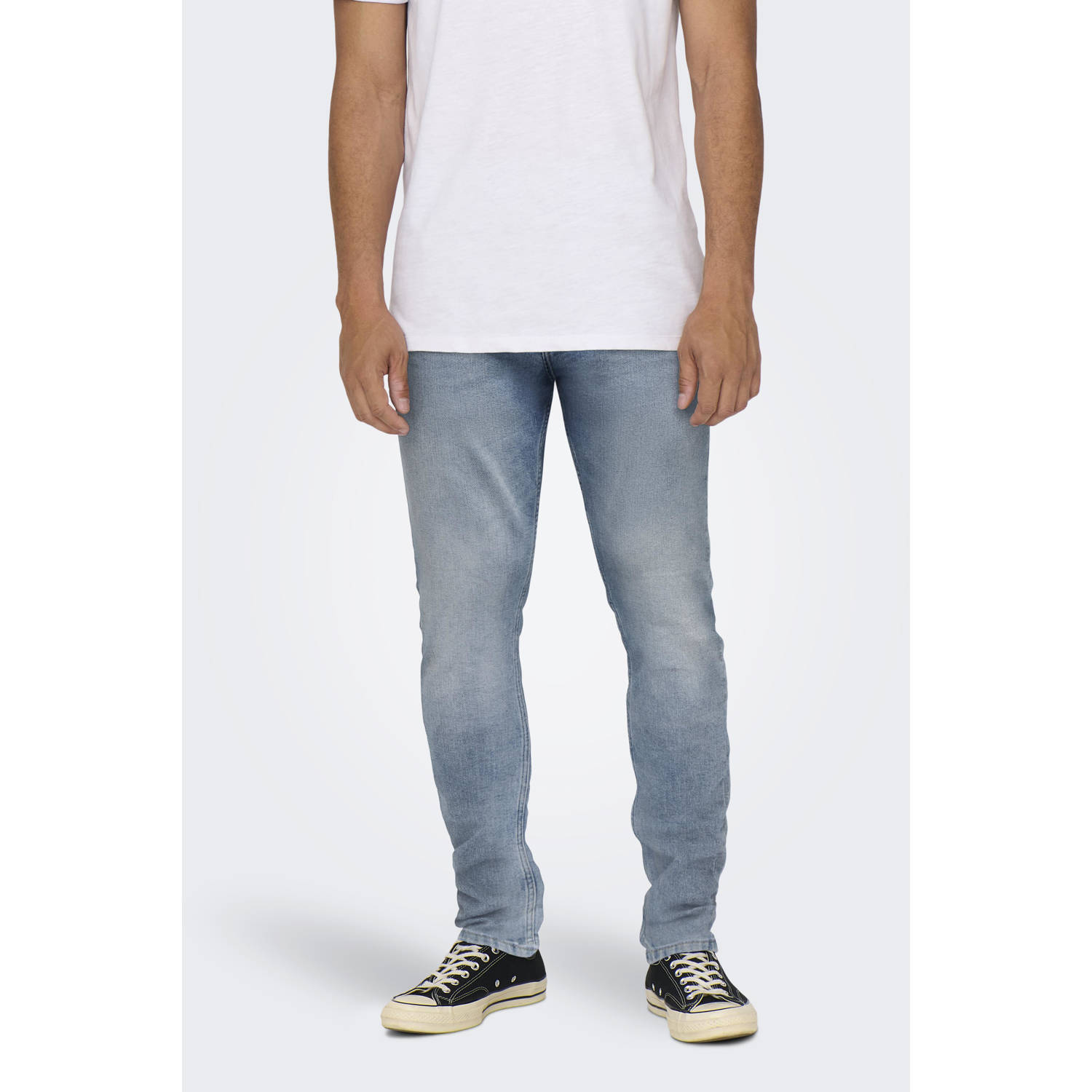 ONLY & SONS regular fit jeans ONSWEFT light blue denim