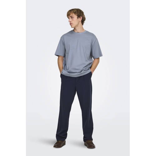 ONLY & SONS relaxed T-shirt blauw afbeelding