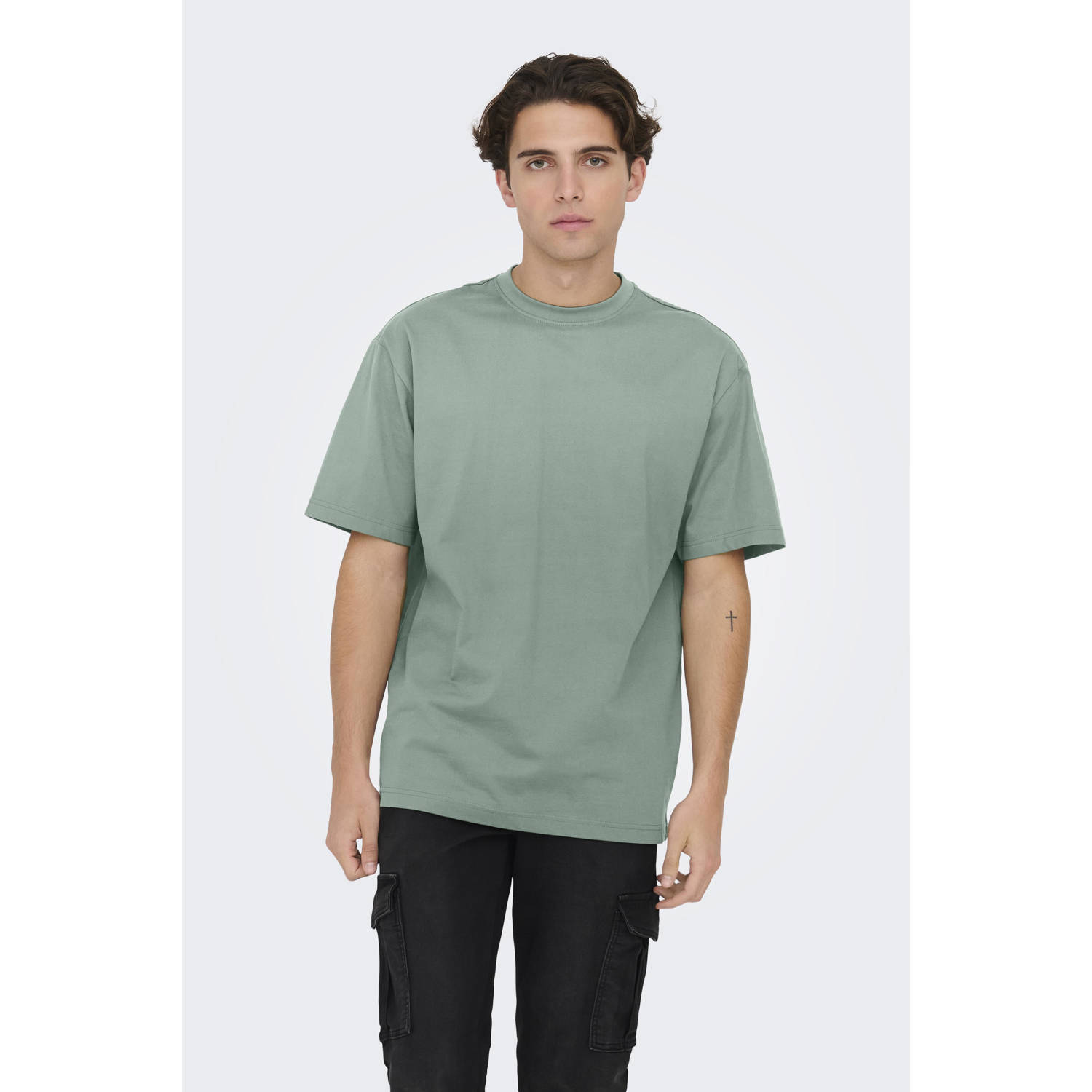 ONLY & SONS Shirt met ronde hals ONSFRED RLX SS TEE