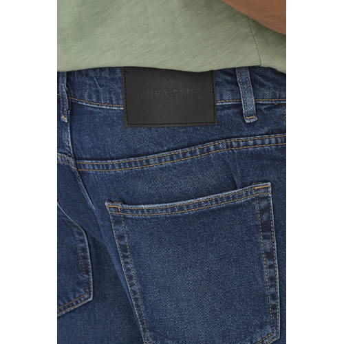 ONLY & SONS straight leg jeans ONSEDGE dark blue denim afbeelding