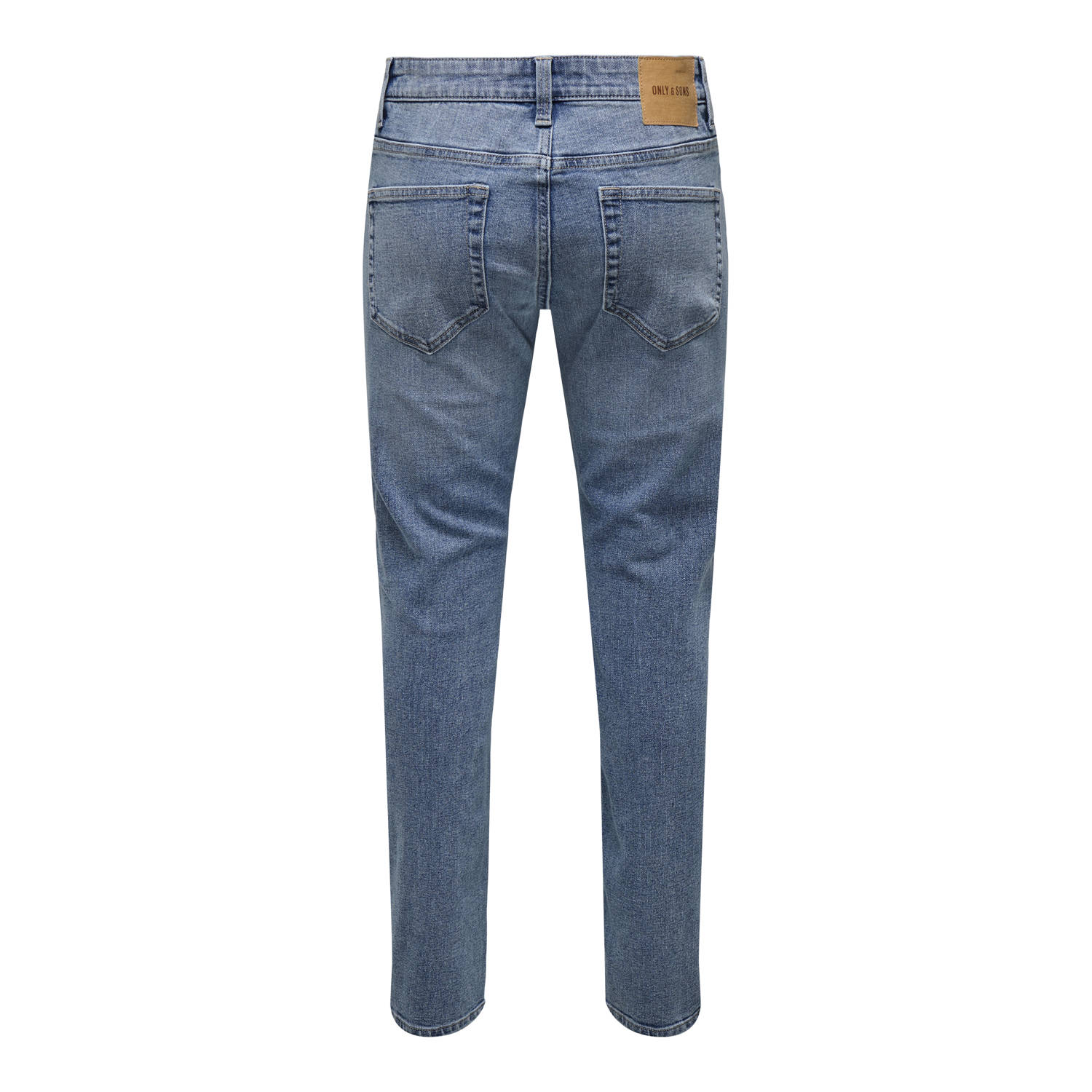 ONLY & SONS ONSLOOM regular slim fit jeans blauw