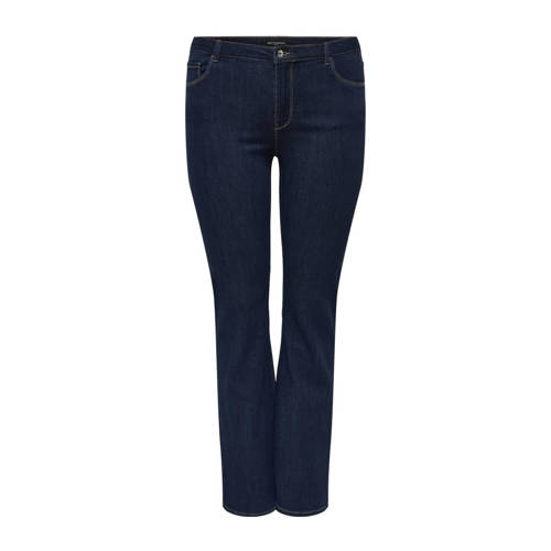 ONLY CARMAKOMA flared jeans dark blue denim afbeelding