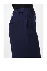 thumbnail: PIECES wide leg high waist broek marineblauw