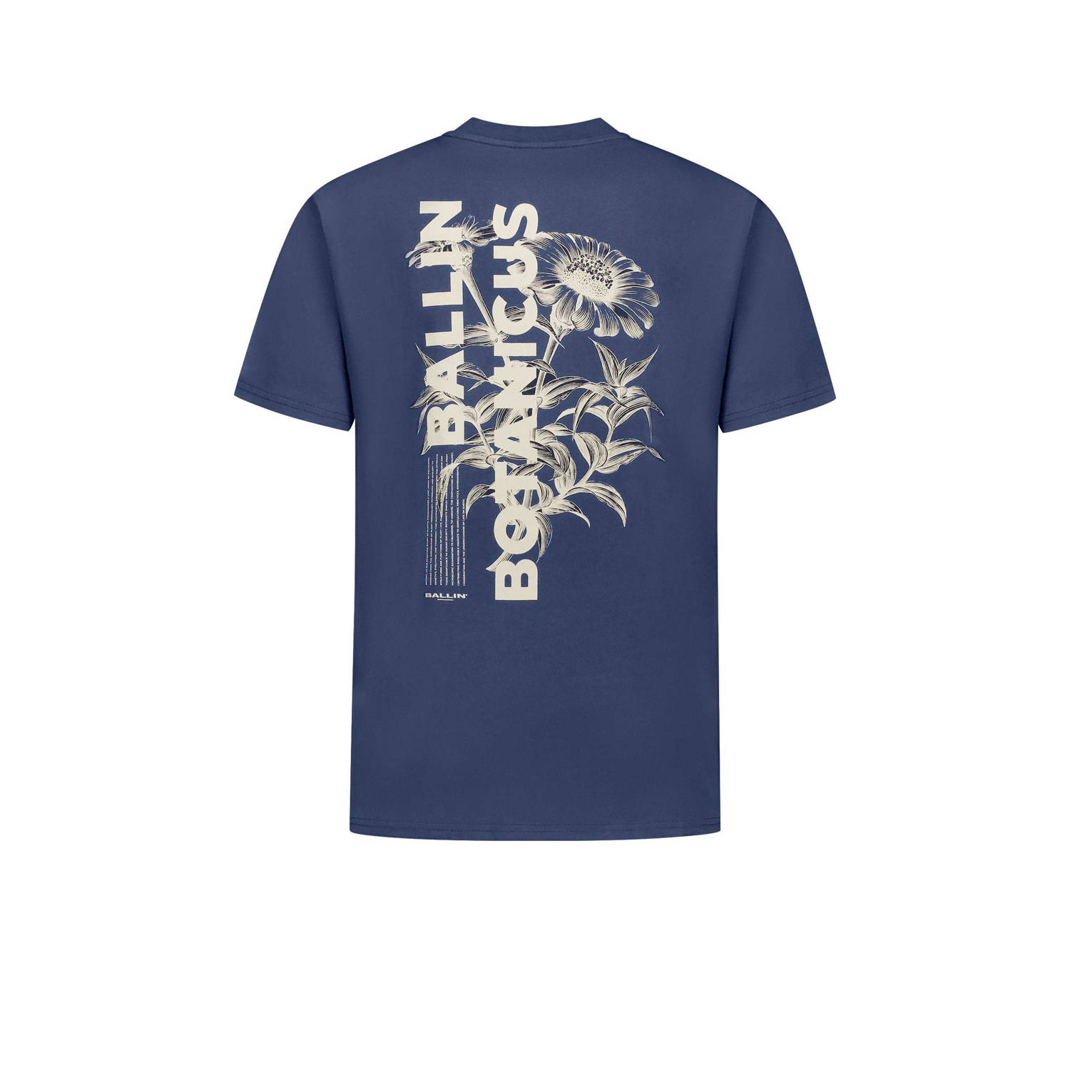 Ballin T-shirt donkerblauw