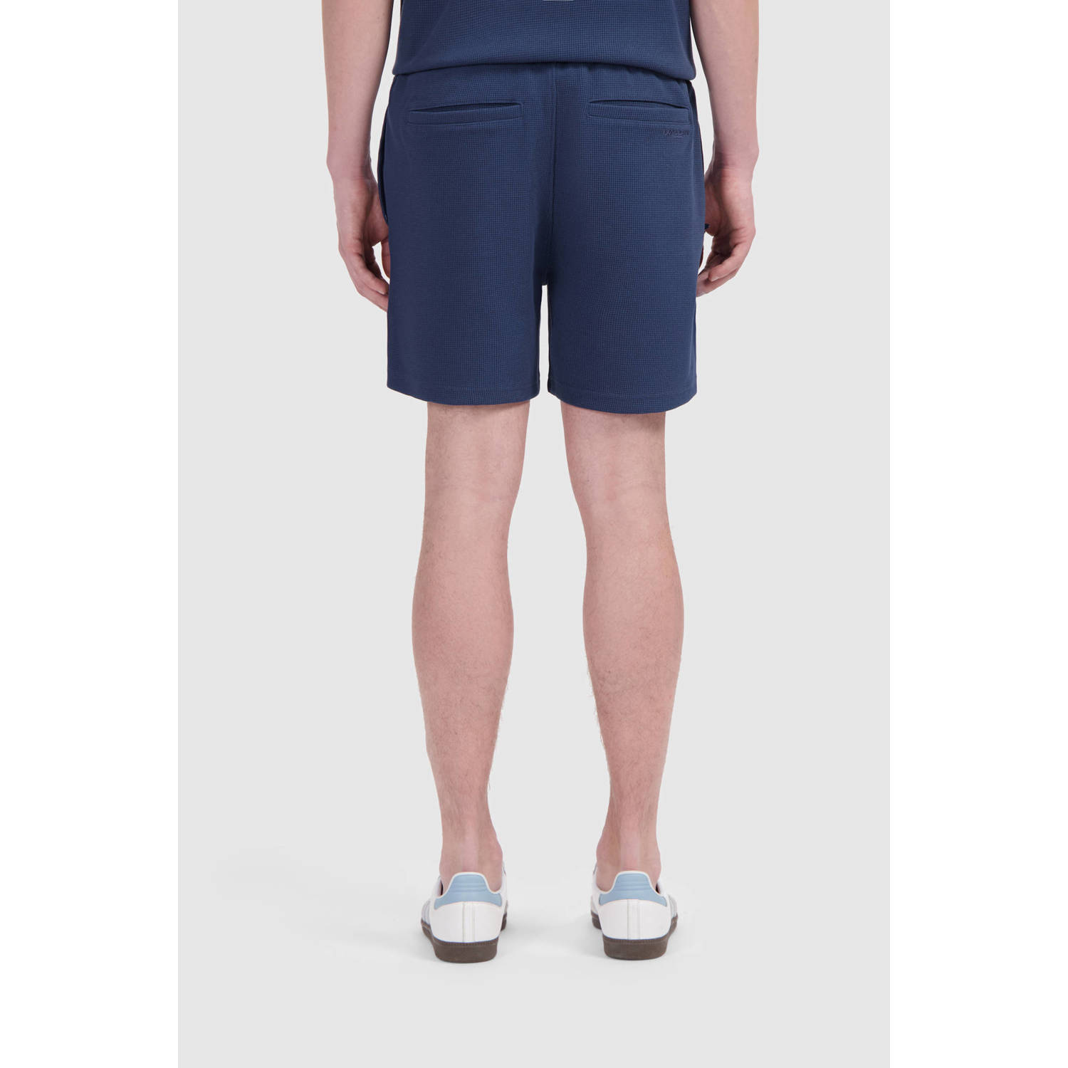 Ballin regular casual short donkerblauw