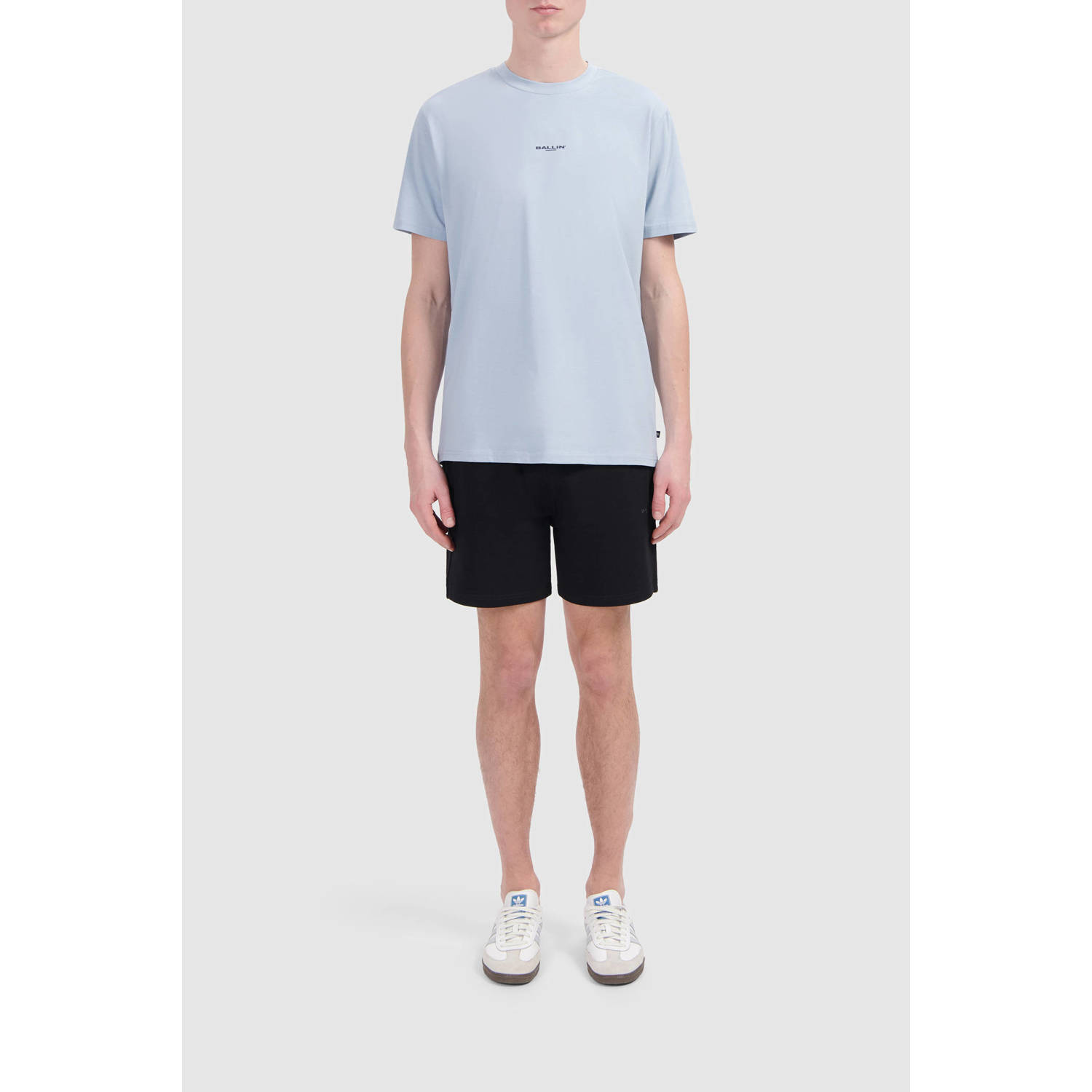 Ballin regular sweatshort zwart