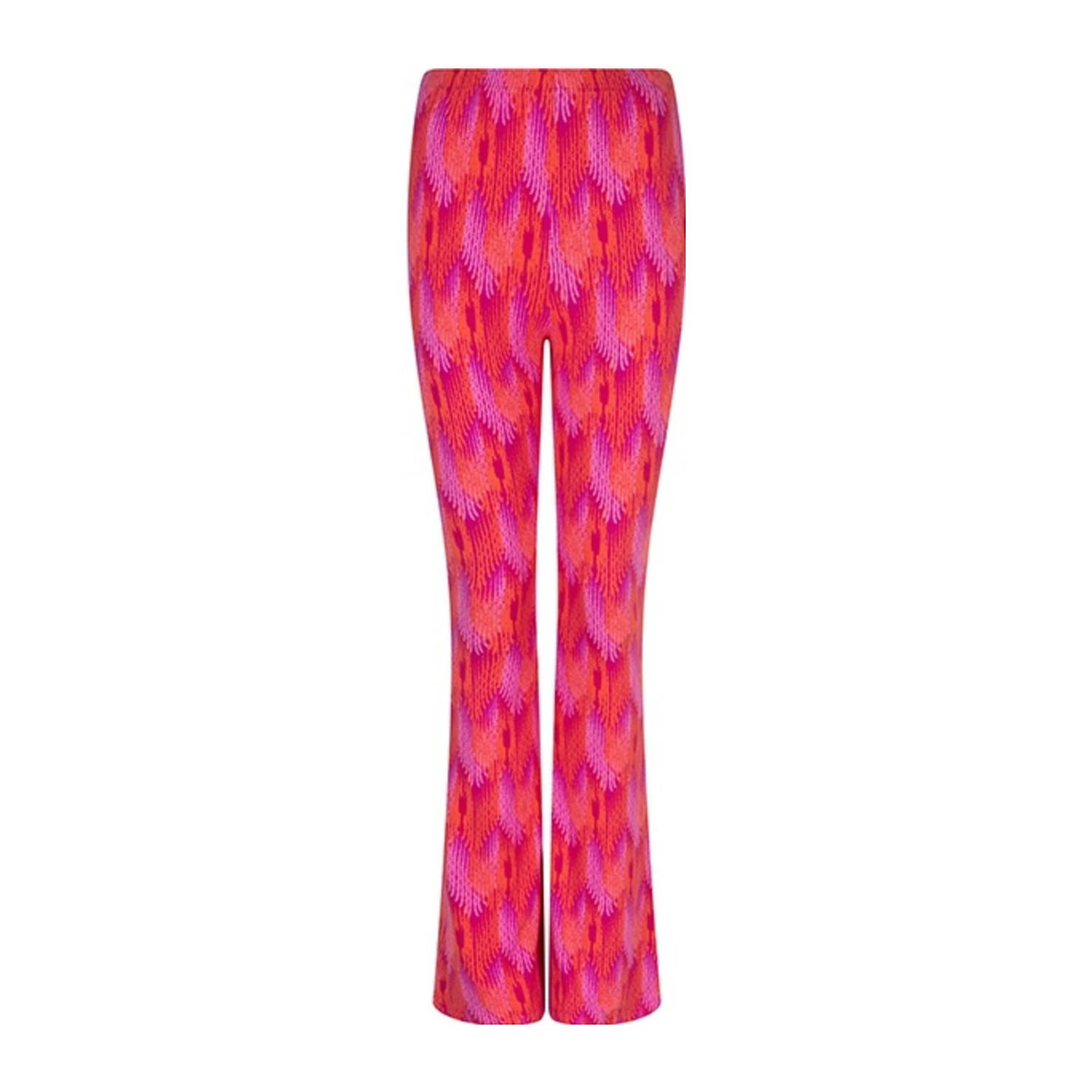 Lofty Manner flared regular waist broek rood
