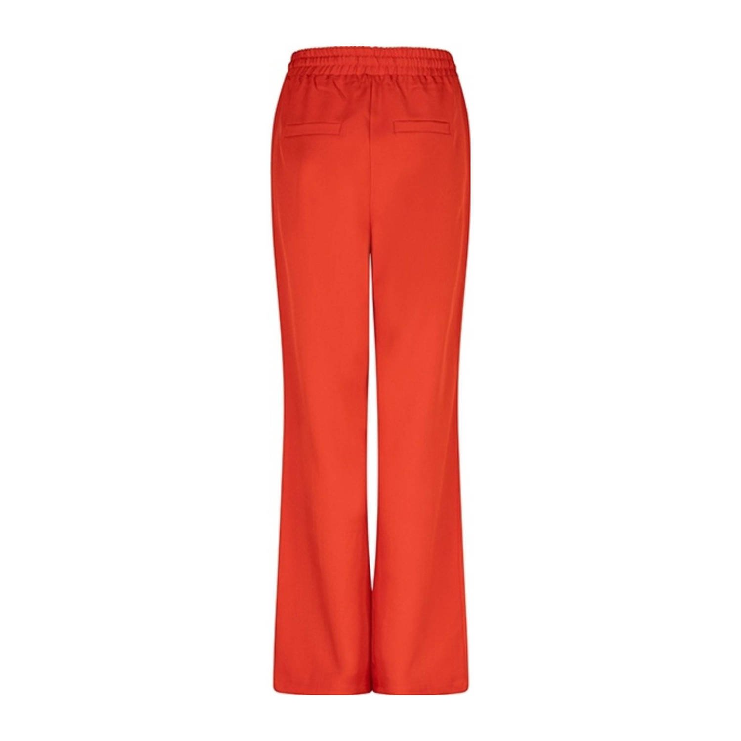 Lofty Manner wide leg high waist broek koraalrood