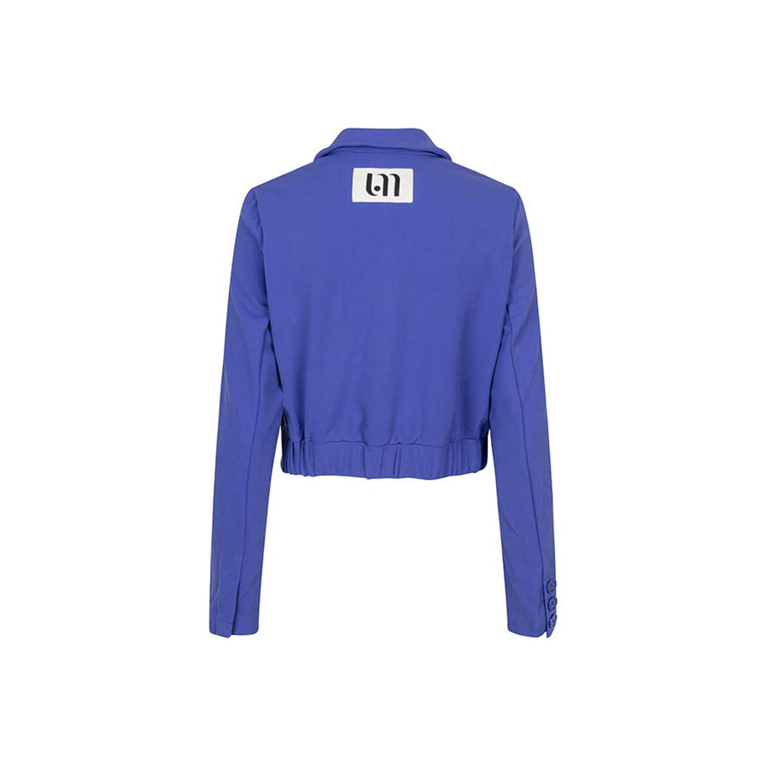 Lofty Manner cropped blazer blauw