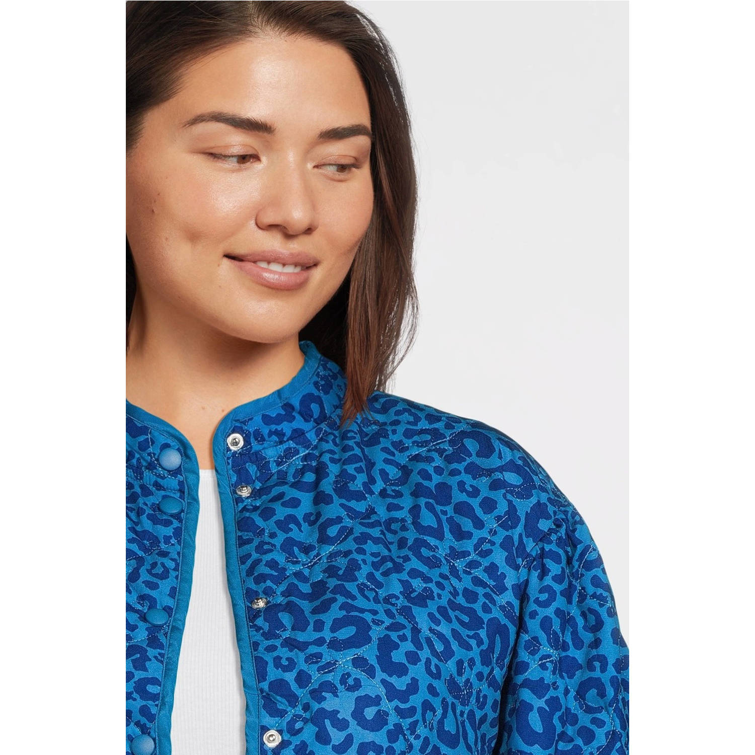 VERO MODA CURVE jasje blauw