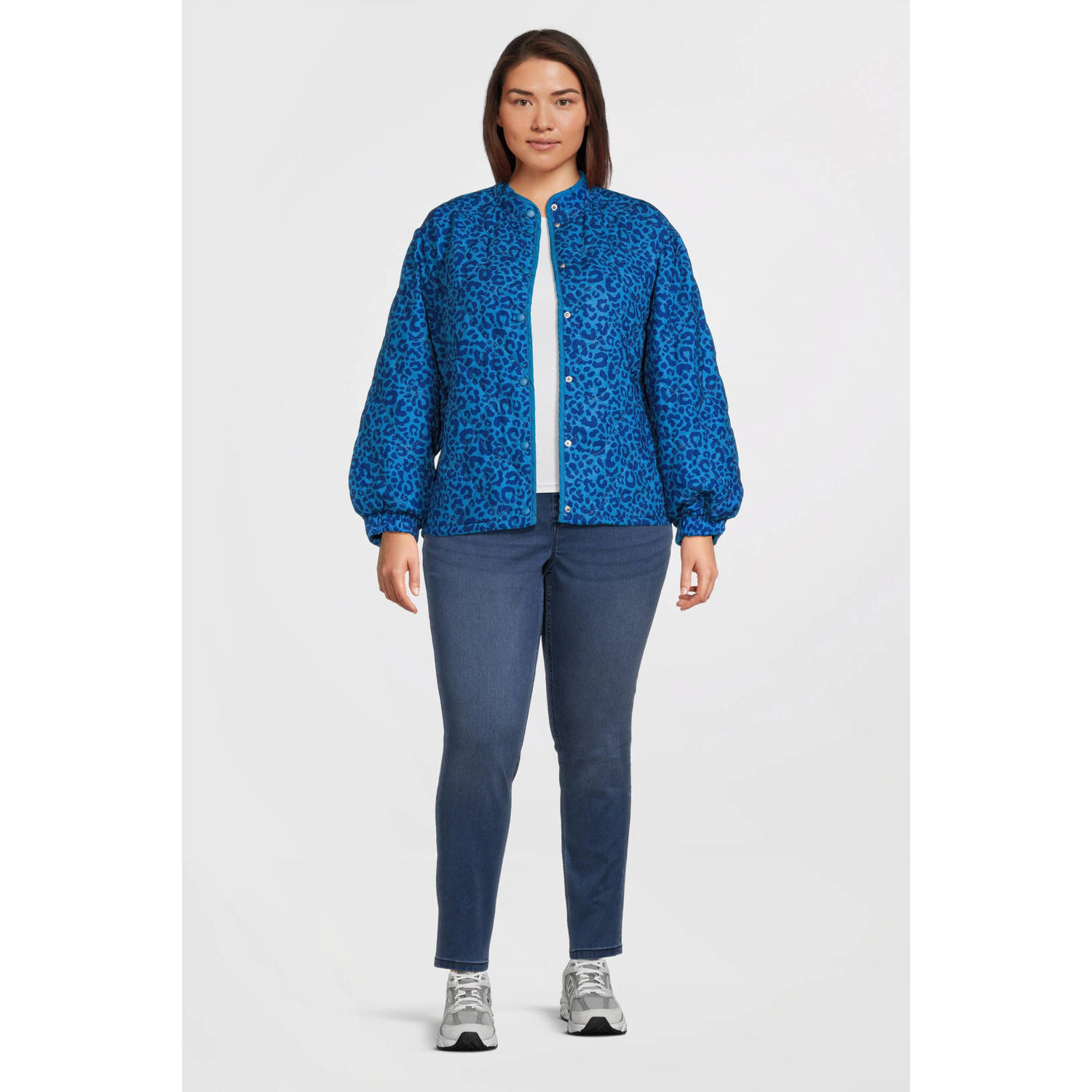 VERO MODA CURVE jasje blauw