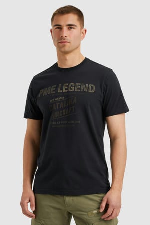 T-shirt donkerblauw