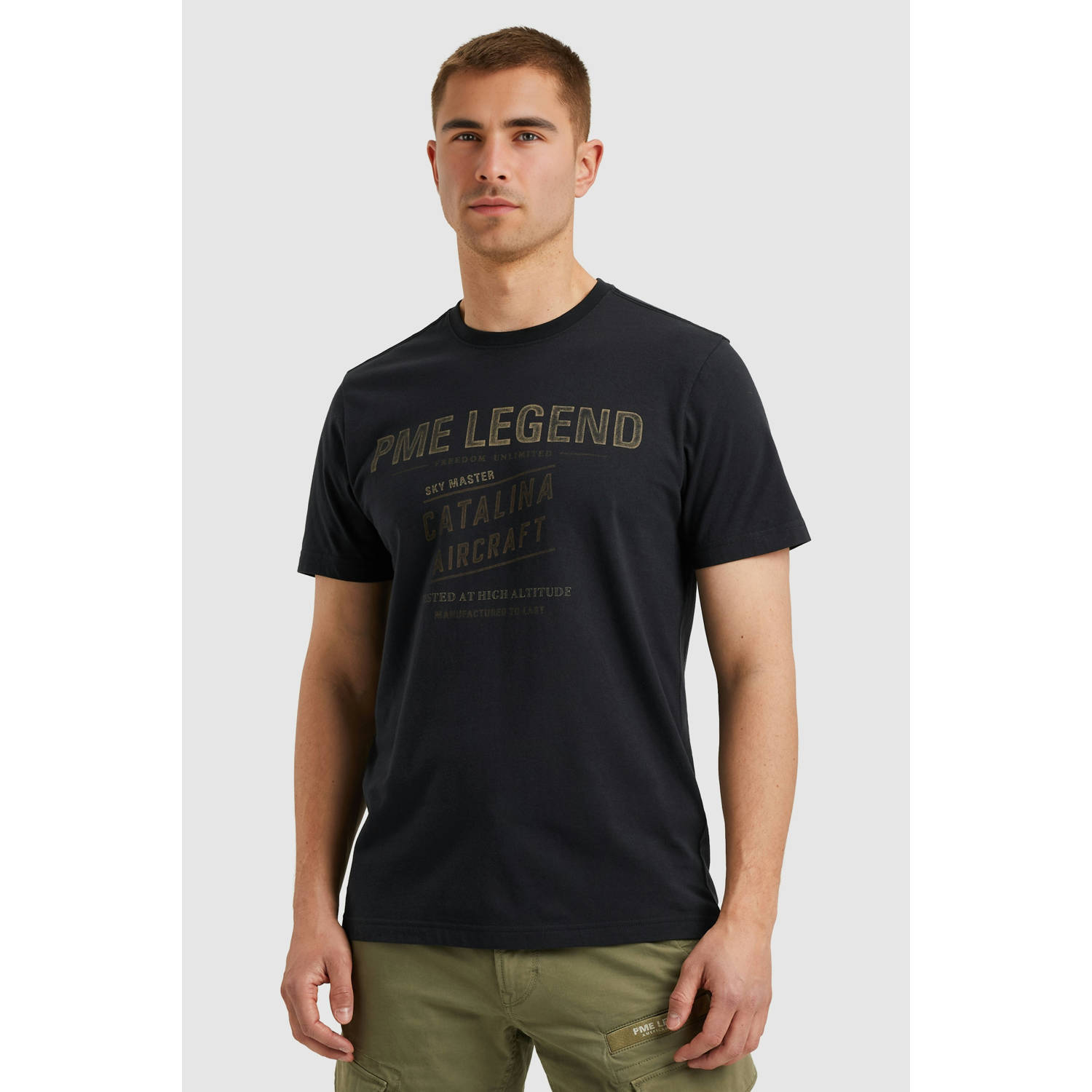 PME Legend T-shirt donkerblauw