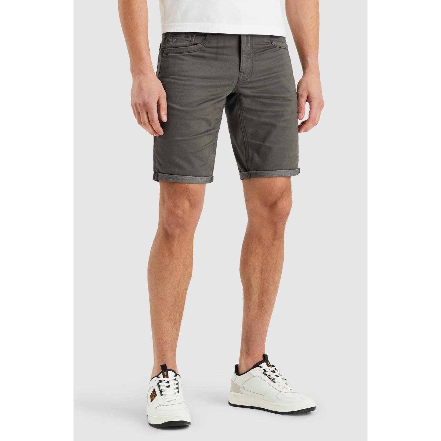 PME Legend slim casual short TAILWHEEL grijs