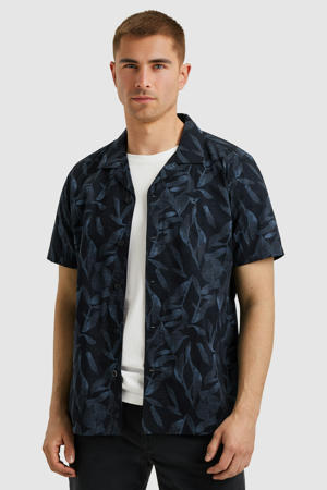 casual overhemd donkerblauw
