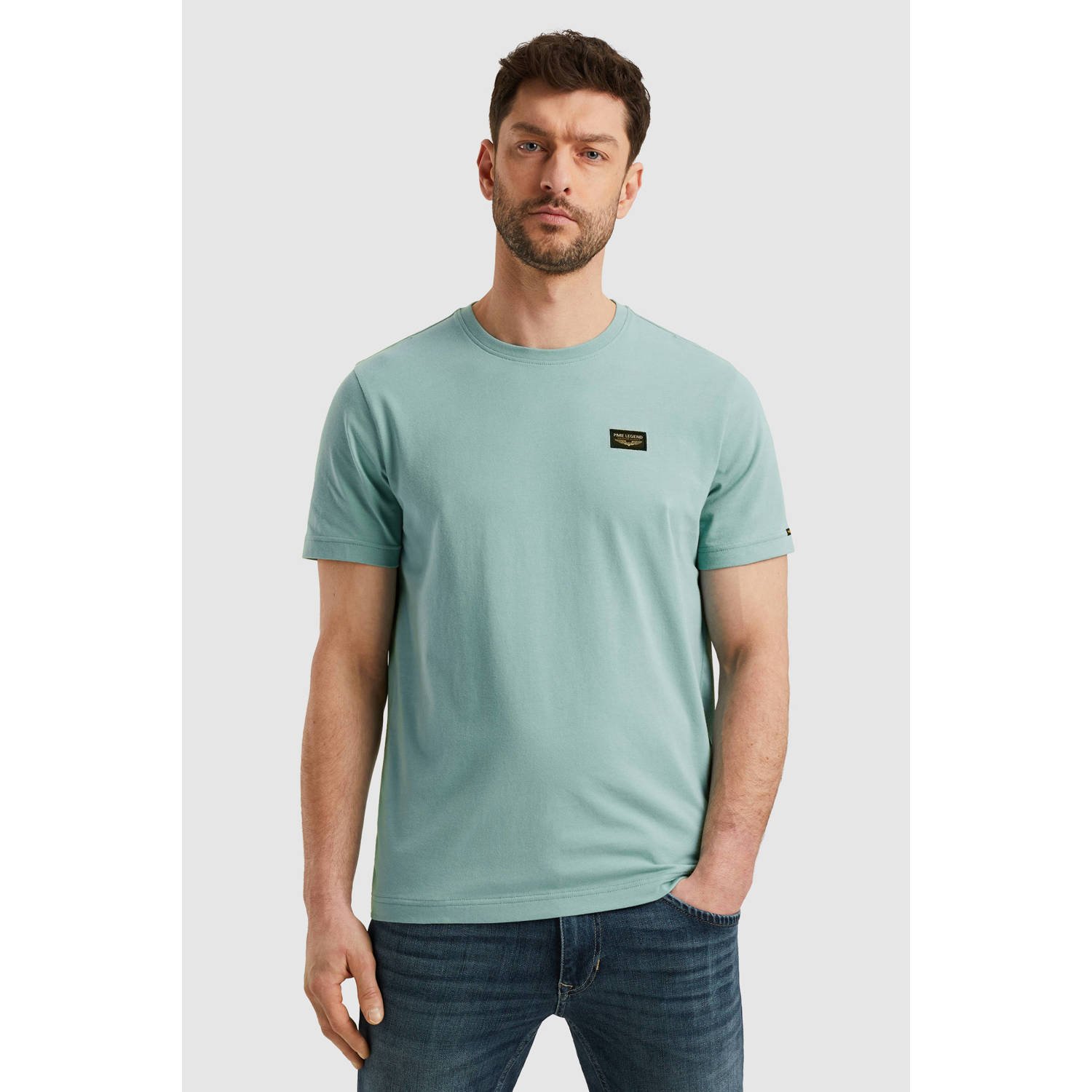 PME LEGEND Heren Polo's & T-shirts Guyver Tee Blauw