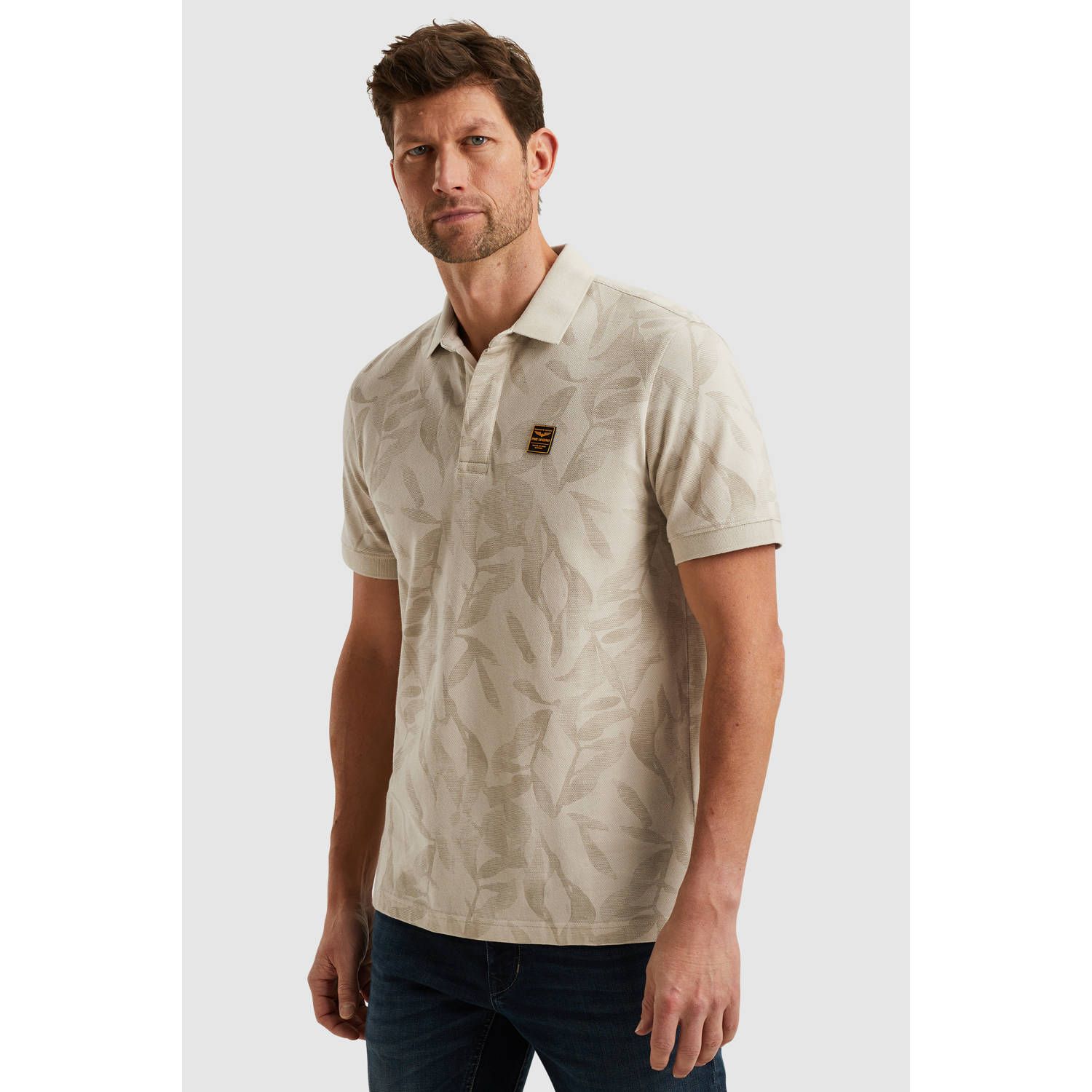 PME Legend regular polo ecru