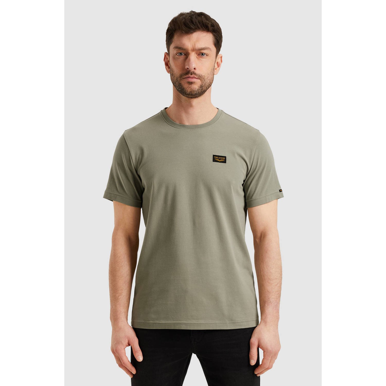 PME LEGEND Heren Polo's & T-shirts Guyver Tee Groen