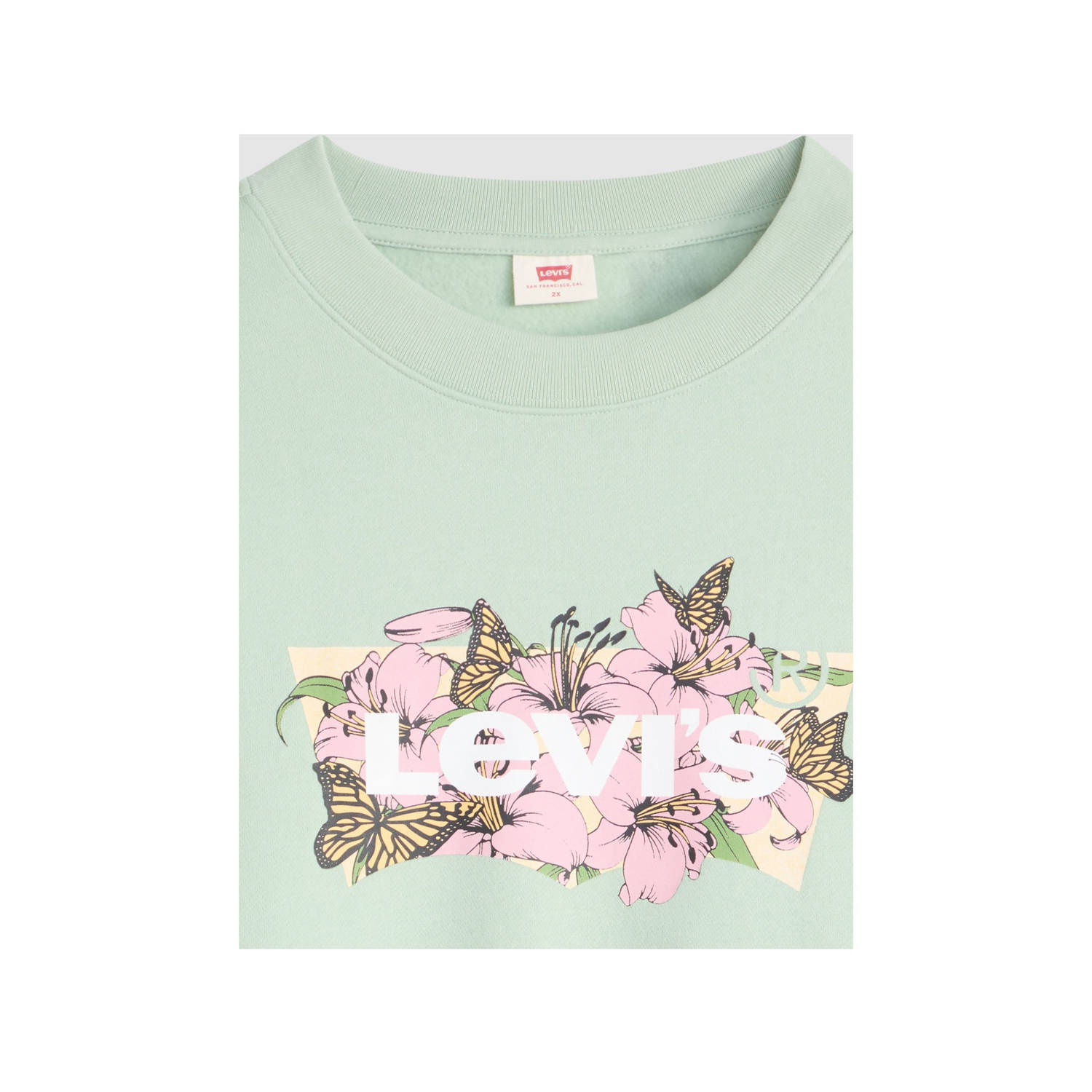 Levi's Plus sweater lichtgroen