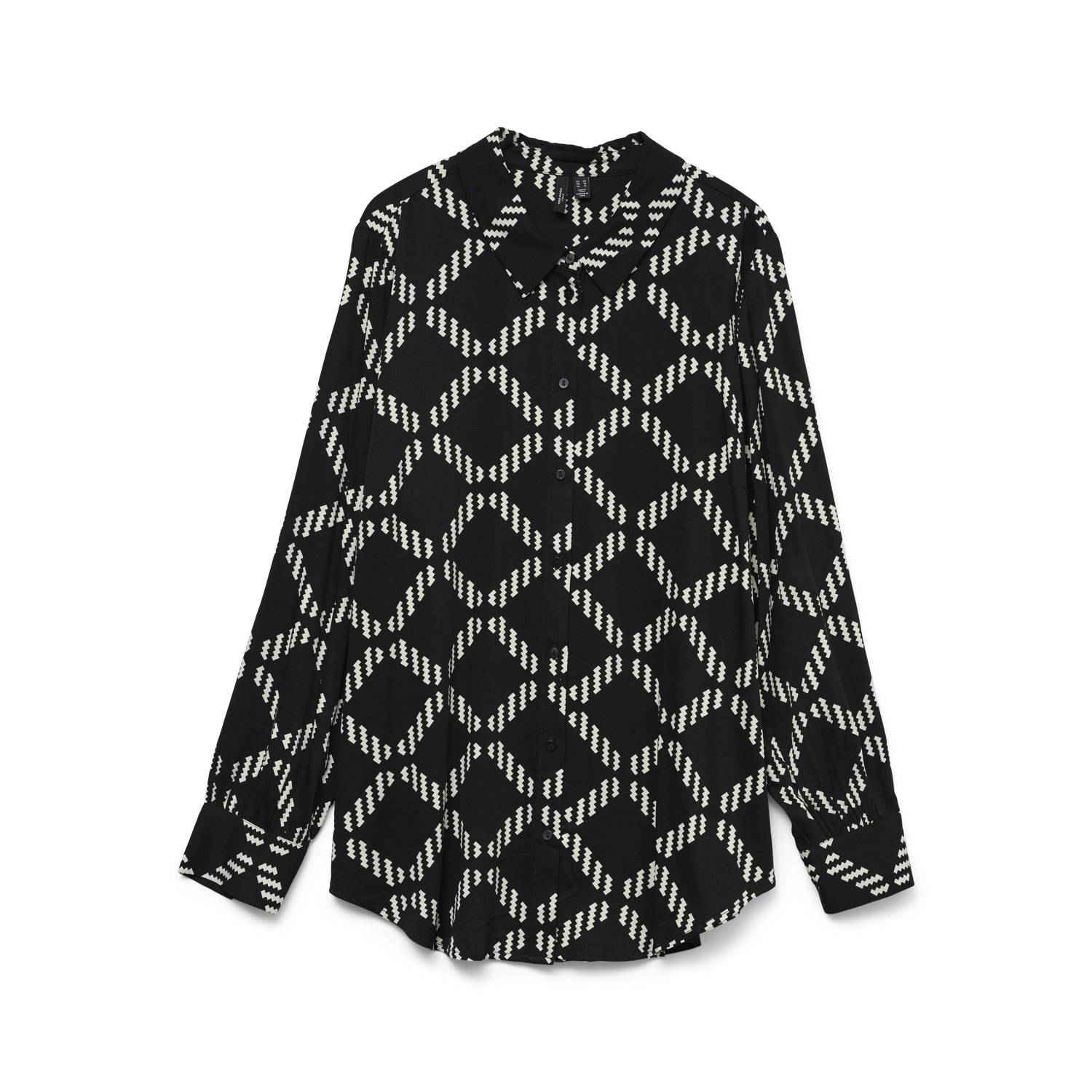 VERO MODA CURVE blouse zwart