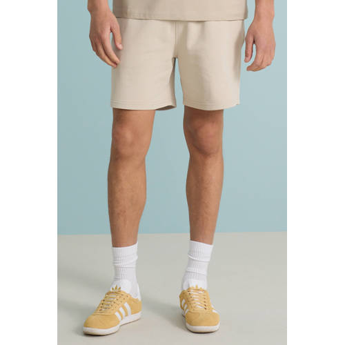Pure Path regular sweatshort beige afbeelding