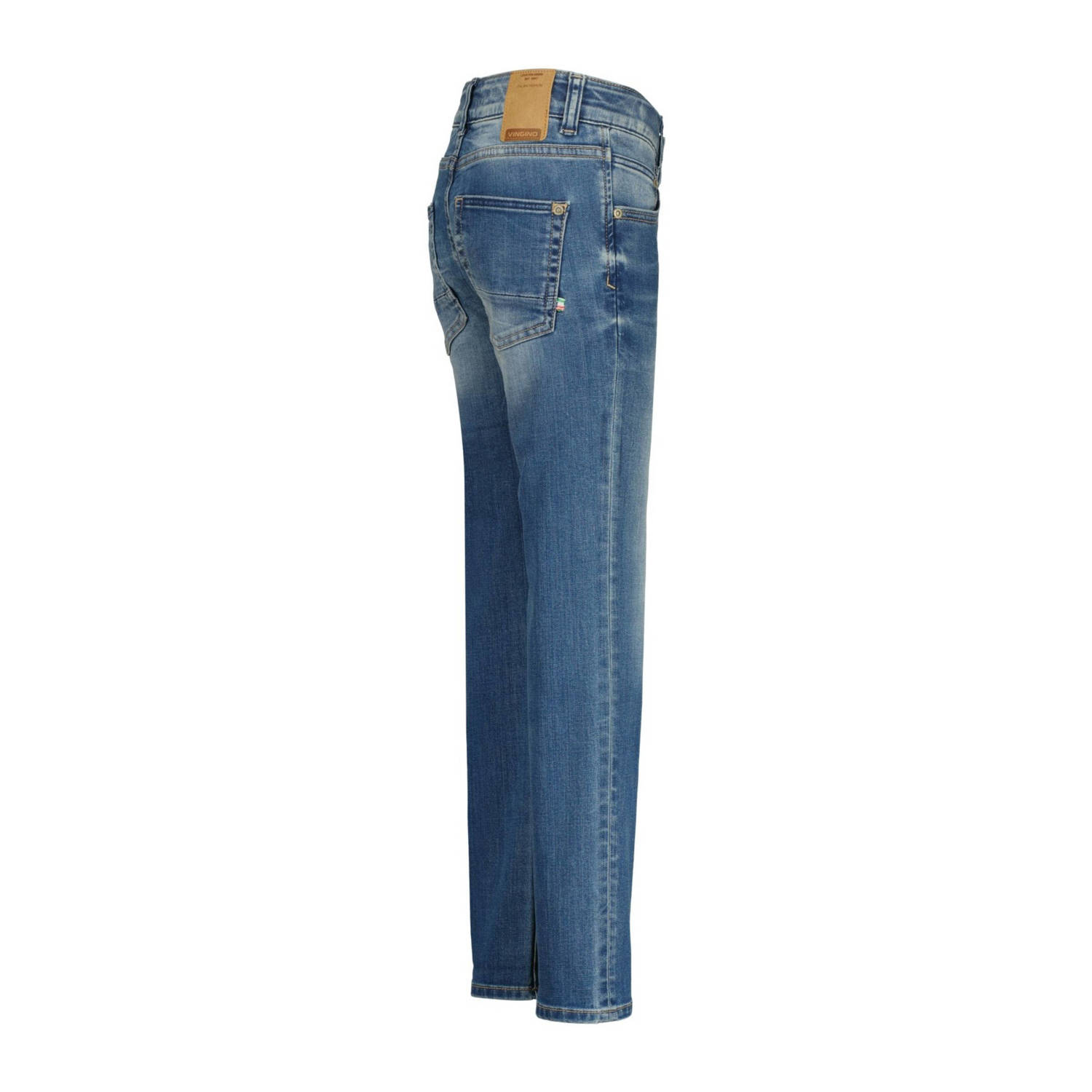 Vingino slim regular waist jeans medium blue denim