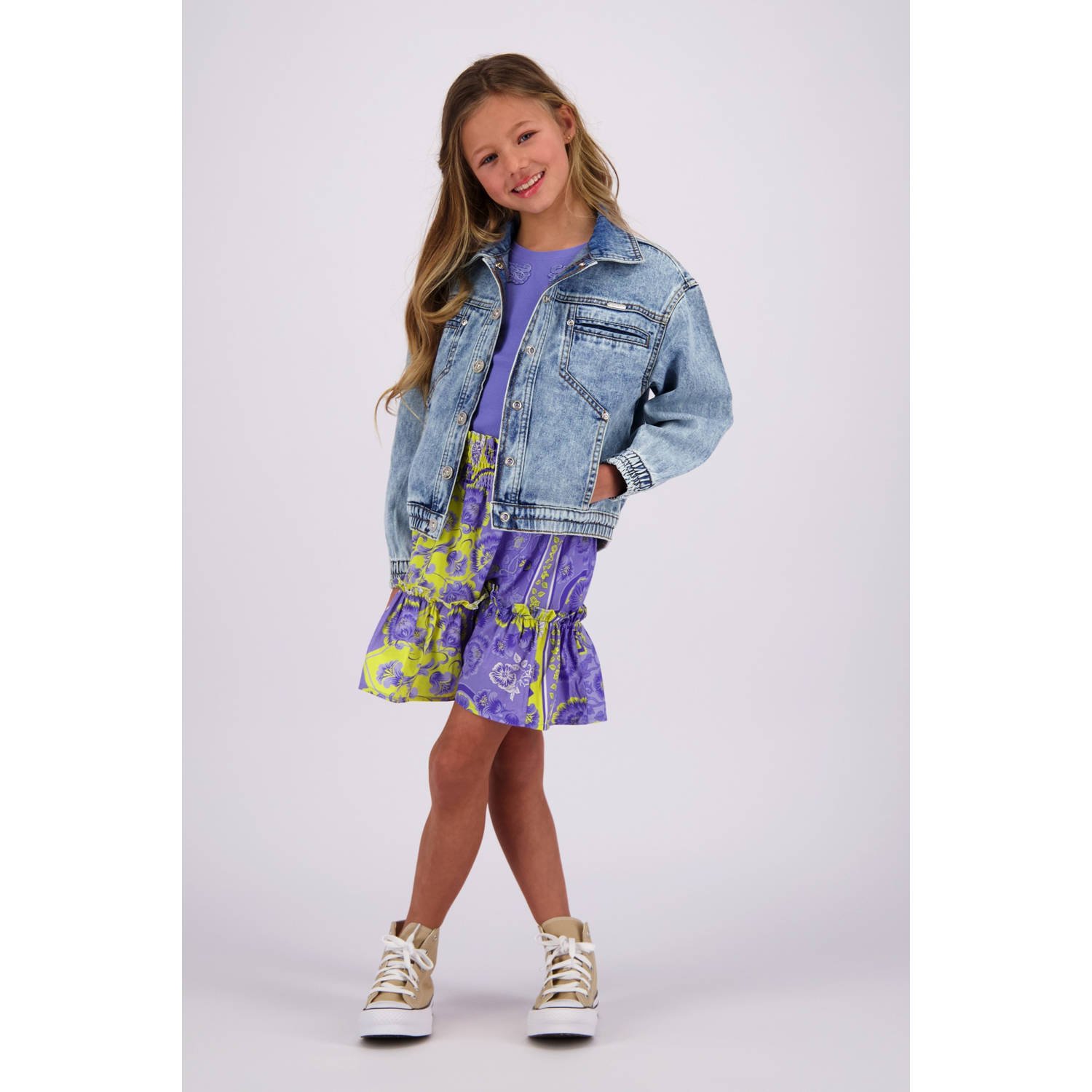 Vingino spijkerjas light blue denim