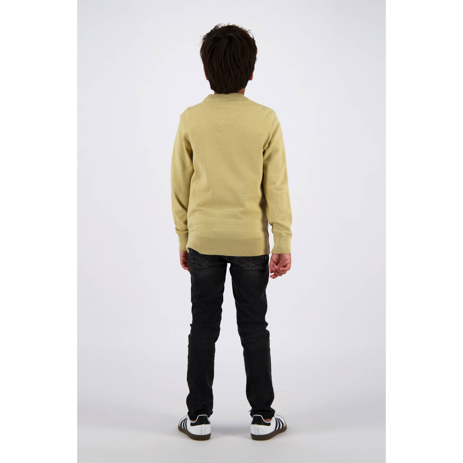 Vingino pullover beige fijn gebreid