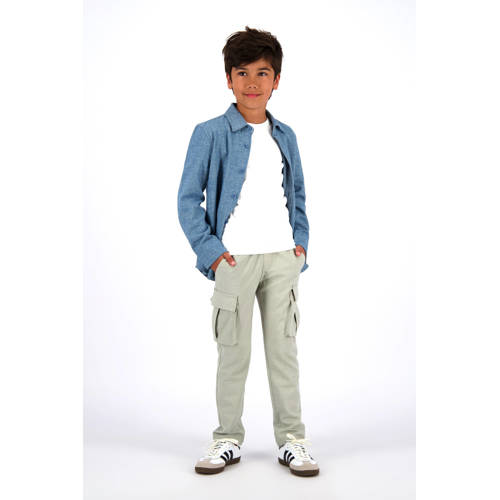 Vingino relaxed cargo broek beige afbeelding